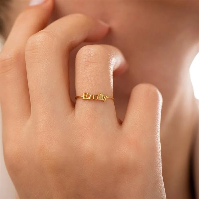 Gepersonaliseerde Naam Ring