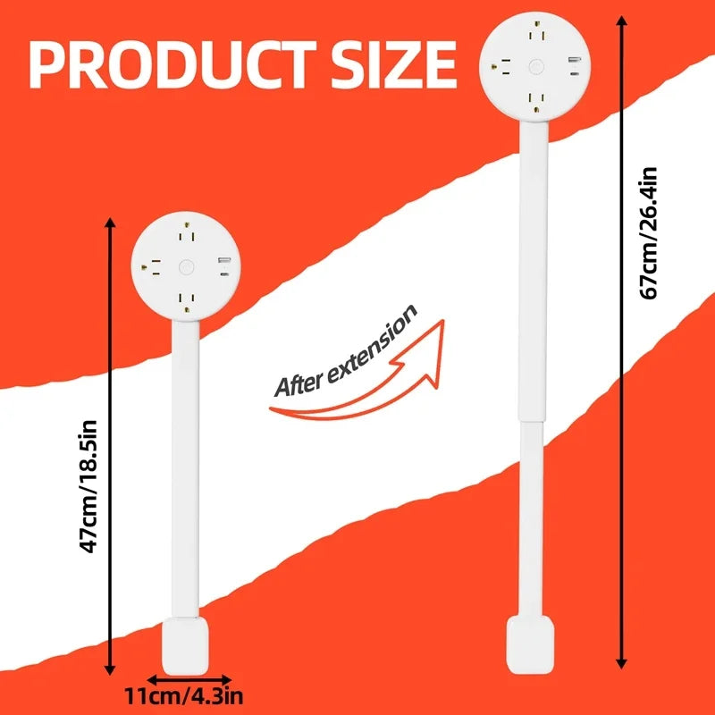 Draaibare wandverlengkabel